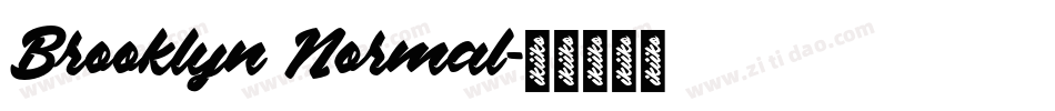 Brooklyn Normal字体转换